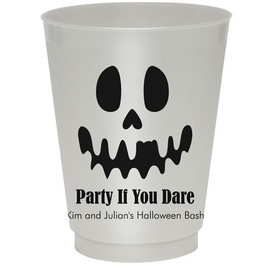 Ghost Face Colored Shatterproof Cups